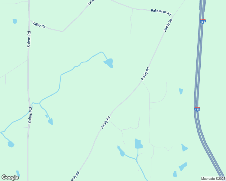 map of restaurants, bars, coffee shops, grocery stores, and more near 653 Priddy Road in LaGrange