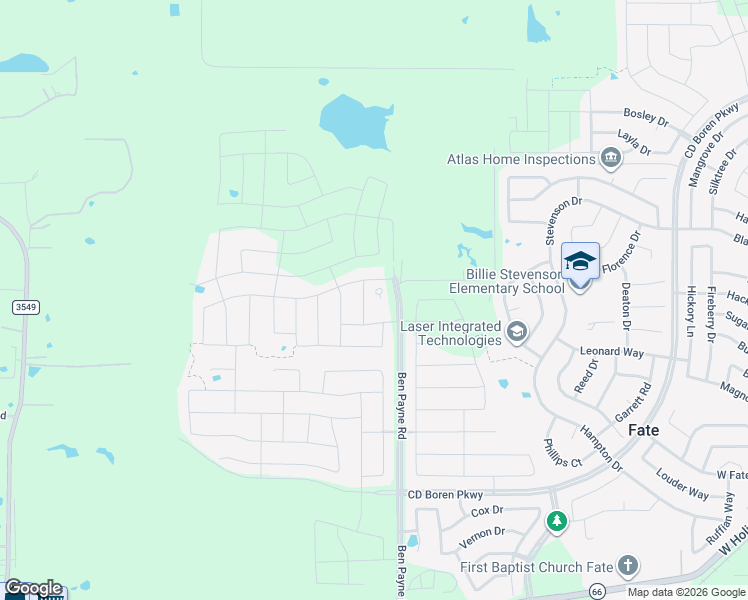 map of restaurants, bars, coffee shops, grocery stores, and more near 944 Ben Payne Road in Rockwall