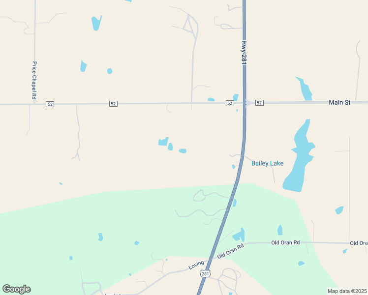 map of restaurants, bars, coffee shops, grocery stores, and more near 7046 Farm to Market 52 in Perrin
