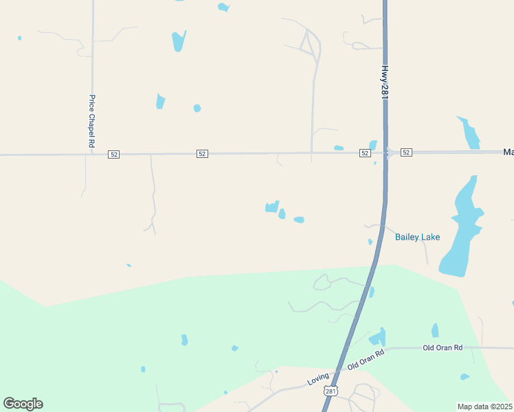 map of restaurants, bars, coffee shops, grocery stores, and more near 7046 Farm to Market 52 in Perrin