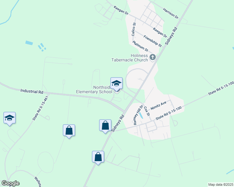 map of restaurants, bars, coffee shops, grocery stores, and more near 1929 Industrial Road in Walterboro