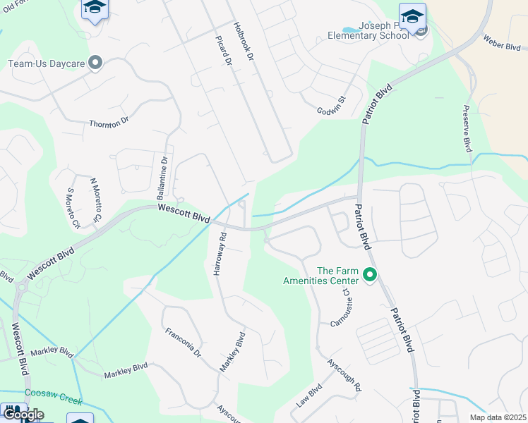 map of restaurants, bars, coffee shops, grocery stores, and more near 9624 Scarborough court in Summerville