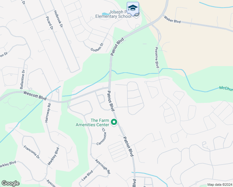 map of restaurants, bars, coffee shops, grocery stores, and more near 9032 Greenbriar Drive in Summerville