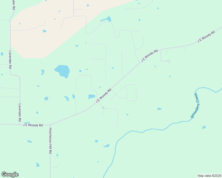 map of restaurants, bars, coffee shops, grocery stores, and more near J E Woody Rd in Springtown