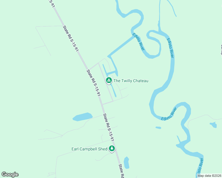 map of restaurants, bars, coffee shops, grocery stores, and more near 100 Shad Row Drive in Ridgeville