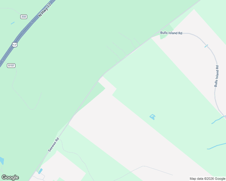 map of restaurants, bars, coffee shops, grocery stores, and more near 5735 Seewee Road in Awendaw