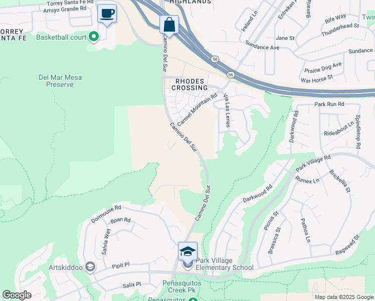 map of restaurants, bars, coffee shops, grocery stores, and more near 8014 Eclipse Road in San Diego