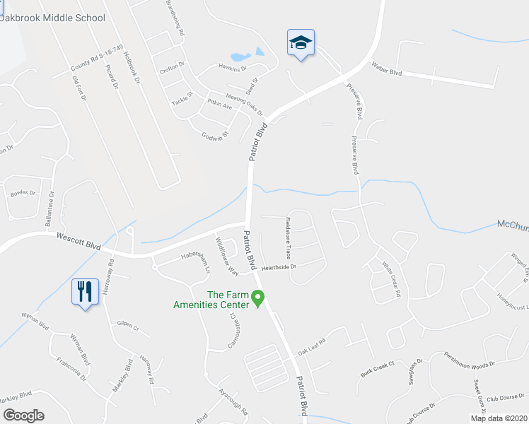map of restaurants, bars, coffee shops, grocery stores, and more near 4820 Oak Haven Place in Summerville