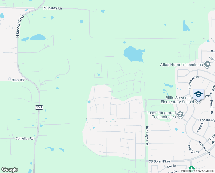 map of restaurants, bars, coffee shops, grocery stores, and more near 944 Ben Payne Road in Rockwall