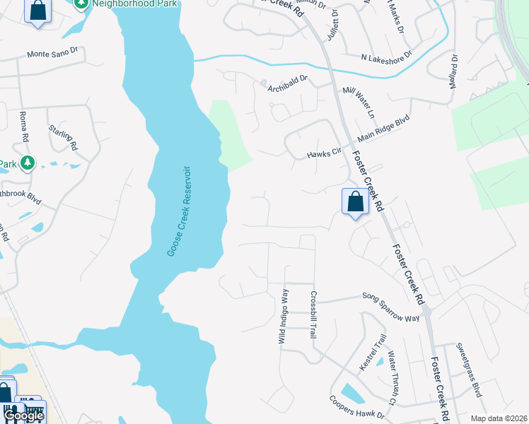 map of restaurants, bars, coffee shops, grocery stores, and more near 7464 Hawks Circle in Hanahan
