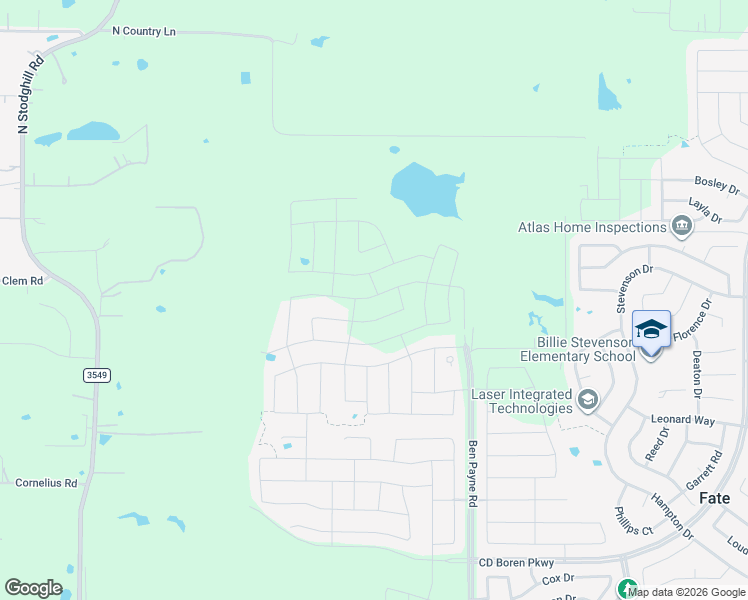 map of restaurants, bars, coffee shops, grocery stores, and more near 944 North Ben Payne Road in Rockwall