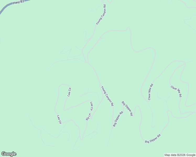 map of restaurants, bars, coffee shops, grocery stores, and more near 122-132 Young Canyon Road in Cloudcroft