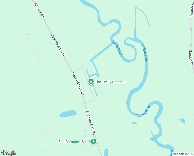 map of restaurants, bars, coffee shops, grocery stores, and more near 178 Catfish Lane in Ridgeville