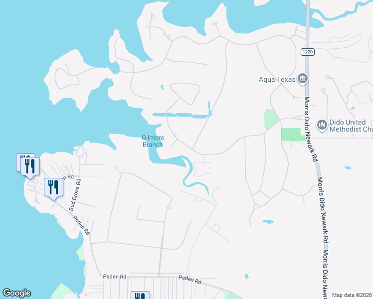 map of restaurants, bars, coffee shops, grocery stores, and more near 7021 The Resort Boulevard in Fort Worth