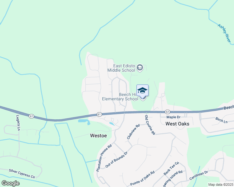 map of restaurants, bars, coffee shops, grocery stores, and more near 212 Silverwood Lane in Summerville