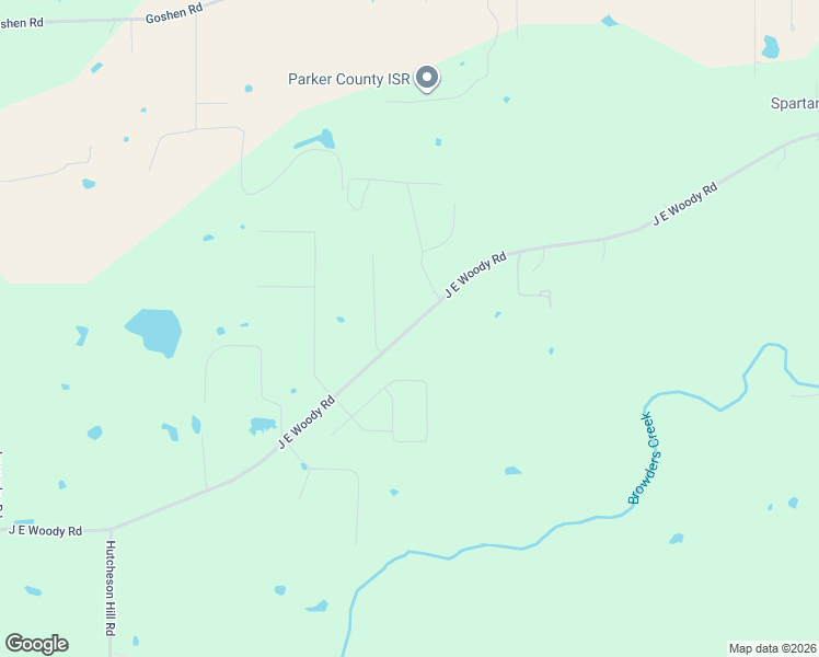 map of restaurants, bars, coffee shops, grocery stores, and more near 1705 West J E Woody Road in Springtown