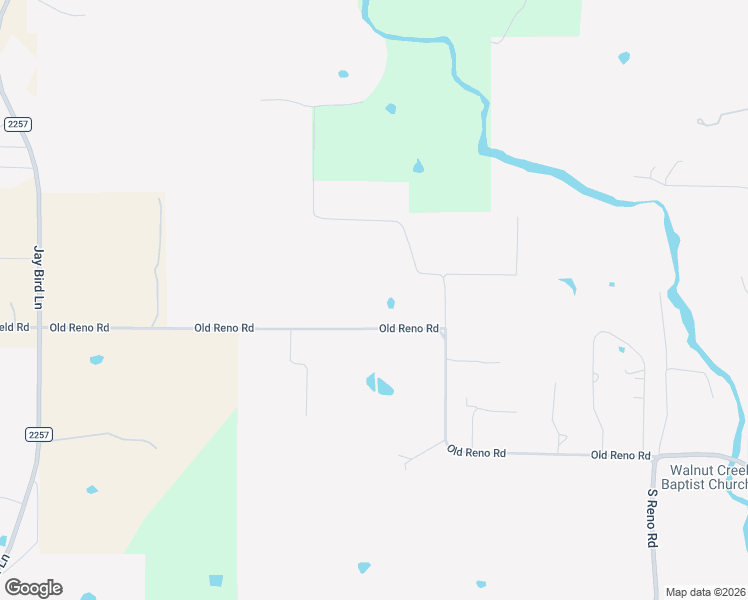 map of restaurants, bars, coffee shops, grocery stores, and more near 1275 Old Reno Road in Springtown