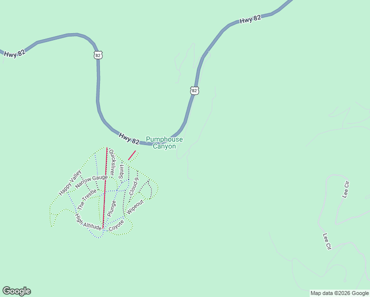 map of restaurants, bars, coffee shops, grocery stores, and more near Jicarilla in Cloudcroft