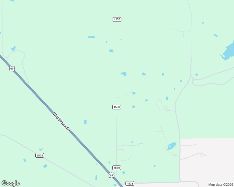 map of restaurants, bars, coffee shops, grocery stores, and more near County Road 4530 in Rains County