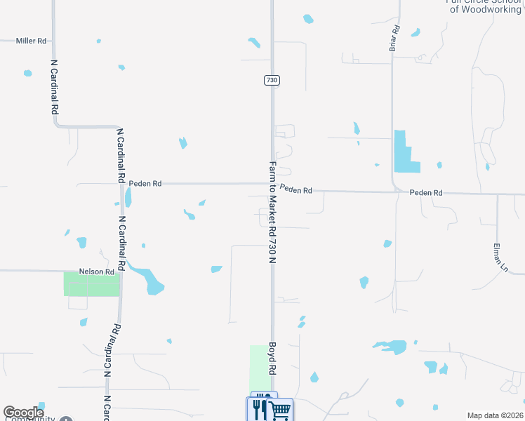 map of restaurants, bars, coffee shops, grocery stores, and more near 12246 Boyd Road in Azle