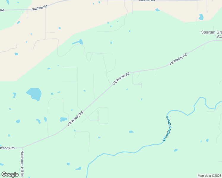 map of restaurants, bars, coffee shops, grocery stores, and more near 1705 West J E Woody Road in Springtown