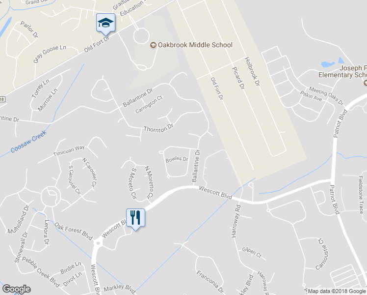 map of restaurants, bars, coffee shops, grocery stores, and more near 5008 West Liberty Meadows Drive in Summerville