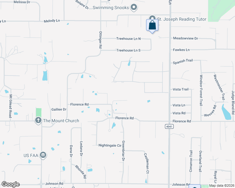 map of restaurants, bars, coffee shops, grocery stores, and more near 1711 Florence Road in Keller