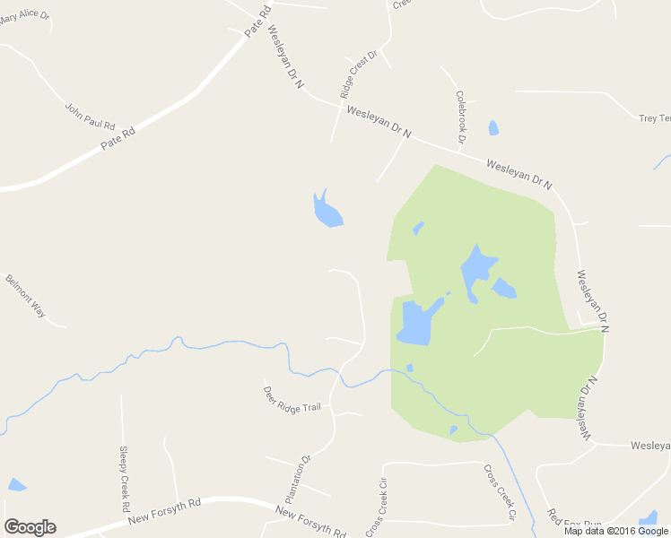 map of restaurants, bars, coffee shops, grocery stores, and more near 418 Plantation Drive in Macon