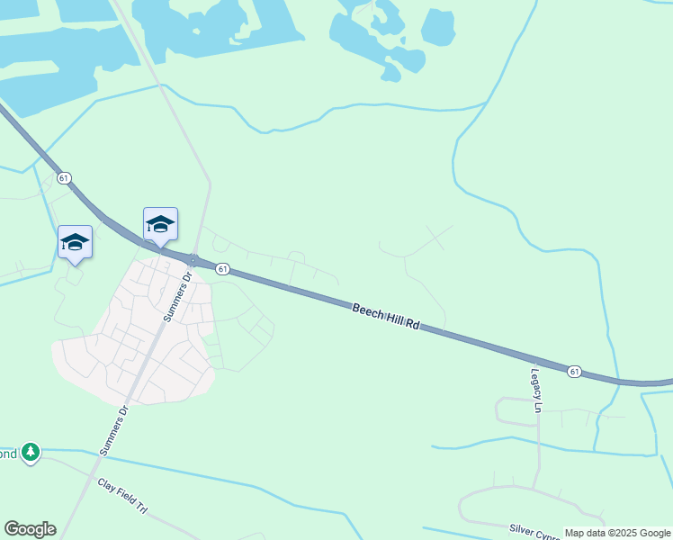map of restaurants, bars, coffee shops, grocery stores, and more near 1407 Victoria Pointe Lane in Summerville