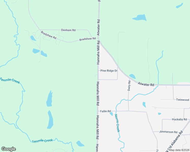 map of restaurants, bars, coffee shops, grocery stores, and more near 2419 Hannahs Mill Road in Thomaston