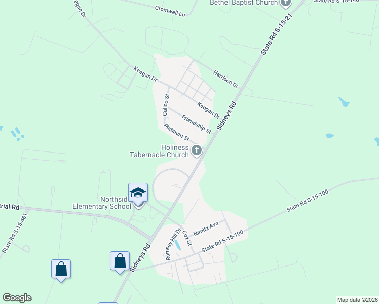 map of restaurants, bars, coffee shops, grocery stores, and more near 2613 Sidneys Road in Walterboro