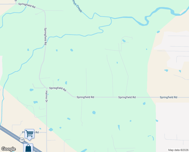 map of restaurants, bars, coffee shops, grocery stores, and more near 306 Garden Court in Springtown