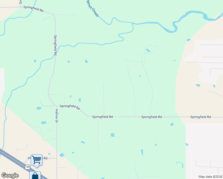 map of restaurants, bars, coffee shops, grocery stores, and more near 306 Garden Court in Springtown
