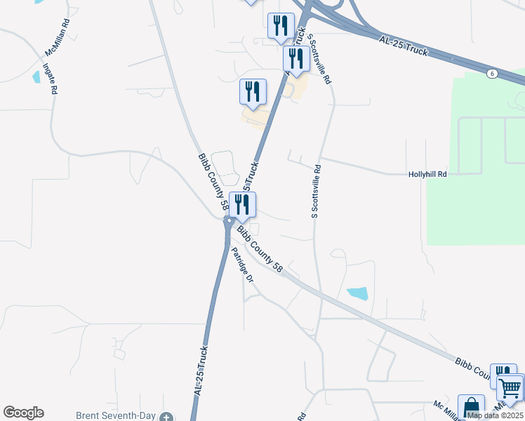 map of restaurants, bars, coffee shops, grocery stores, and more near 37 Homestead Drive in Brent