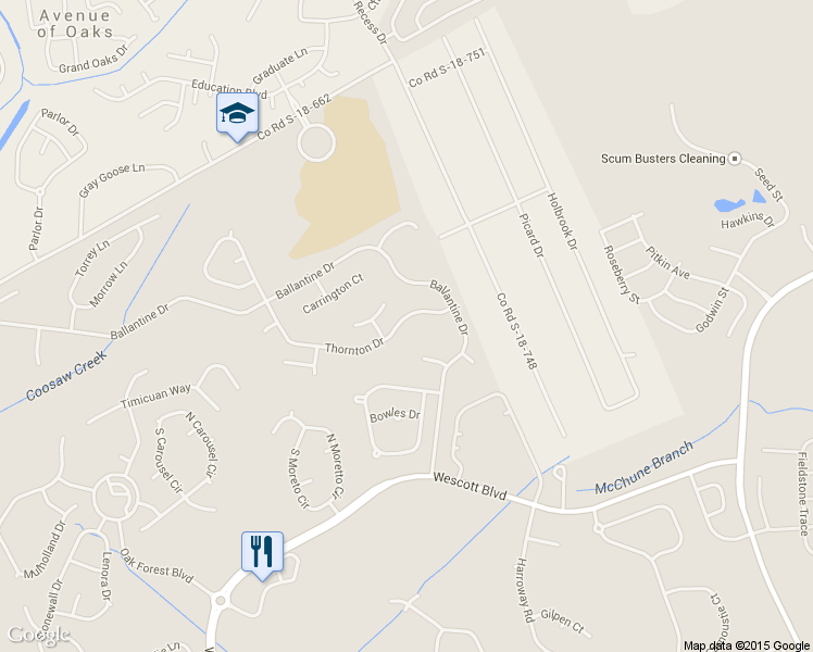 map of restaurants, bars, coffee shops, grocery stores, and more near 5019 Thornton Drive in Summerville