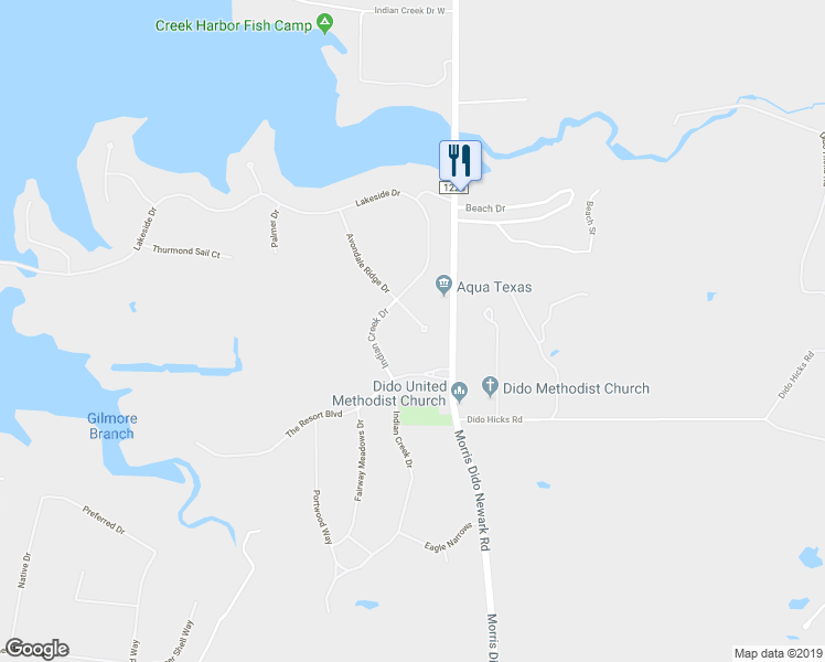 map of restaurants, bars, coffee shops, grocery stores, and more near 12417 Dido Vista Court in Fort Worth