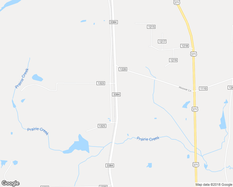 map of restaurants, bars, coffee shops, grocery stores, and more near 1735 Farm to Market Road 3384 in Pittsburg