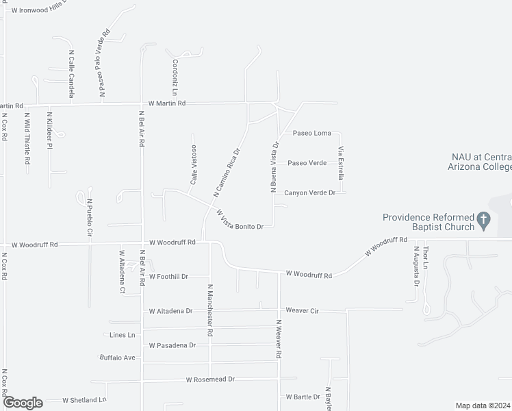 map of restaurants, bars, coffee shops, grocery stores, and more near 8214 North Buena Vista Drive in Casa Grande
