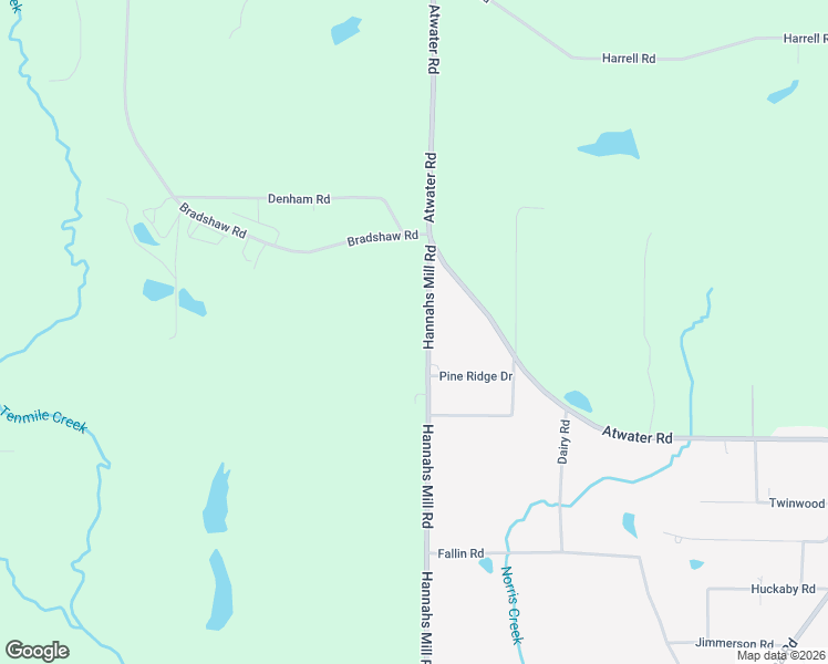 map of restaurants, bars, coffee shops, grocery stores, and more near 2513 Hannahs Mill Road in Thomaston