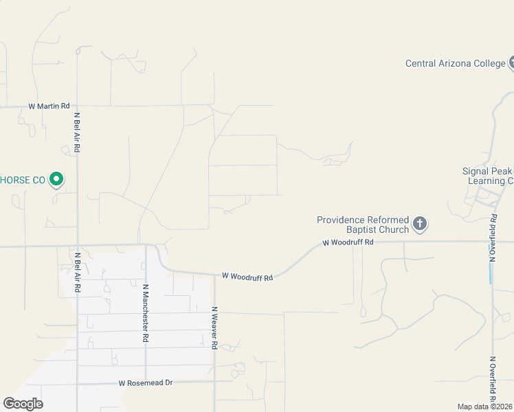map of restaurants, bars, coffee shops, grocery stores, and more near 9315 Canyon Verde Drive in Casa Grande