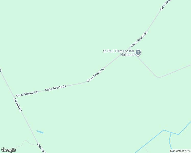 map of restaurants, bars, coffee shops, grocery stores, and more near 7157 Cross Swamp Road in Islandton