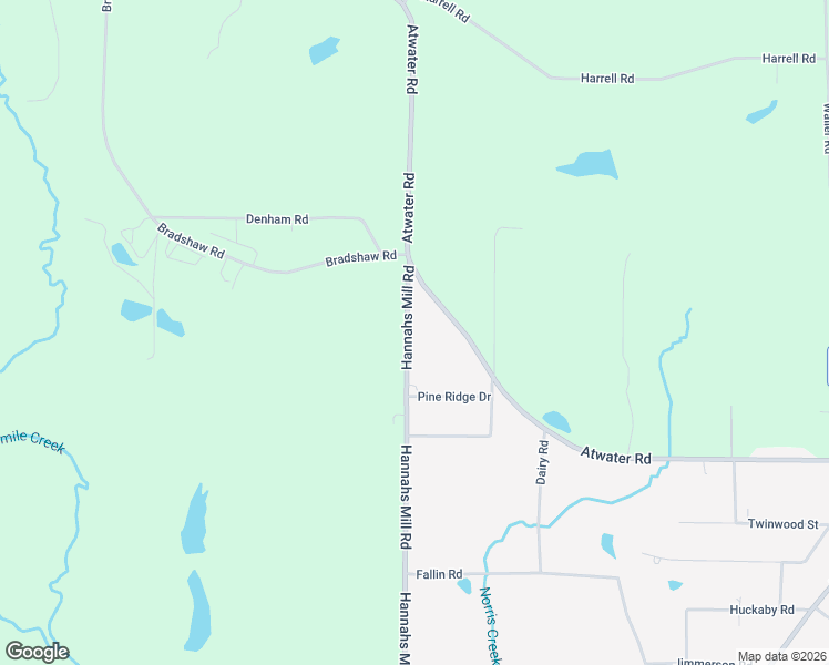 map of restaurants, bars, coffee shops, grocery stores, and more near 2513 Hannahs Mill Road in Thomaston
