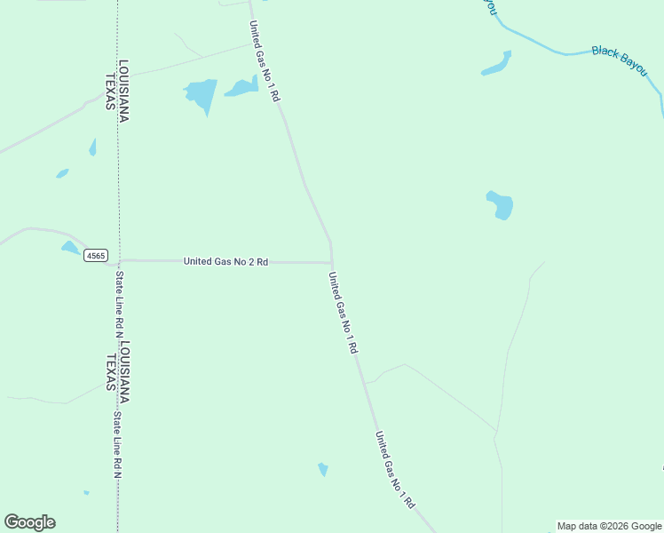 map of restaurants, bars, coffee shops, grocery stores, and more near United Gas No 1 Road in Rodessa