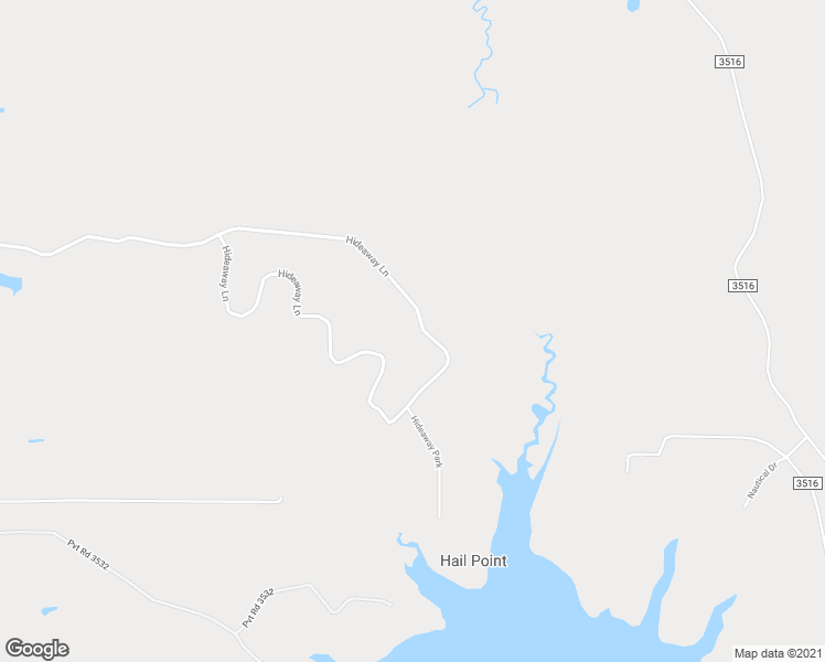 map of restaurants, bars, coffee shops, grocery stores, and more near 2217 Hideaway Lane in Quinlan