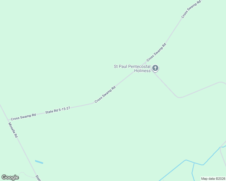 map of restaurants, bars, coffee shops, grocery stores, and more near 7157 Cross Swamp Road in Islandton