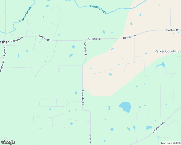 map of restaurants, bars, coffee shops, grocery stores, and more near 8590 Lavender Road in Springtown