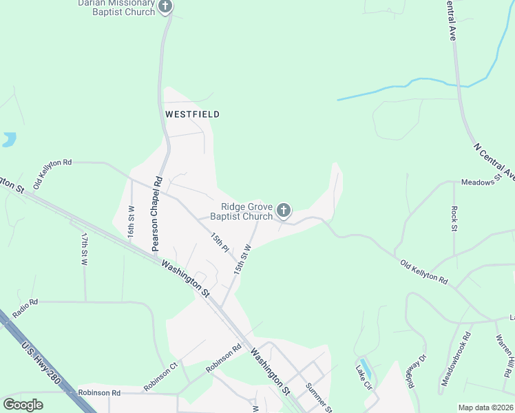 map of restaurants, bars, coffee shops, grocery stores, and more near 1482 Old Kellyton Road in Alexander City