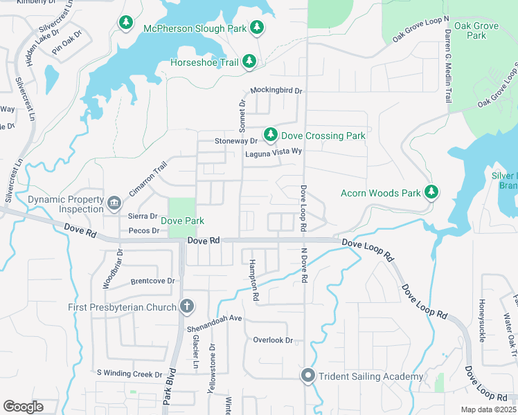 map of restaurants, bars, coffee shops, grocery stores, and more near 1658 Choteau Circle in Grapevine