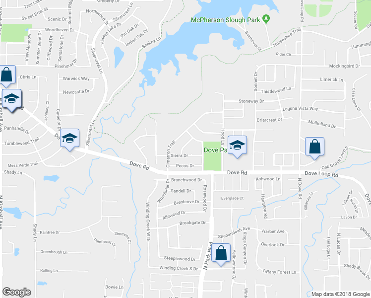 map of restaurants, bars, coffee shops, grocery stores, and more near 1725 Palo Duro Trail in Grapevine