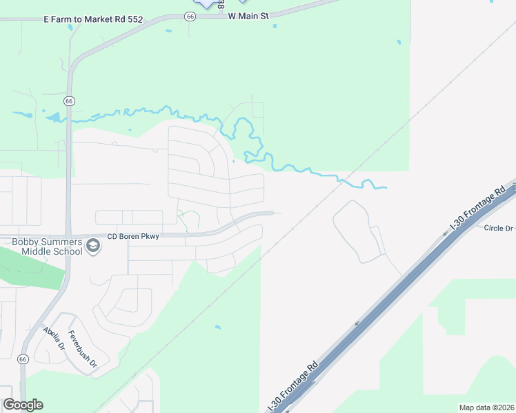 map of restaurants, bars, coffee shops, grocery stores, and more near 1113 Decker Drive in Fate